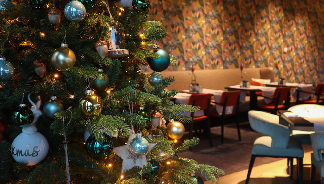 Kerst in restaurant Hotel Veenendaal