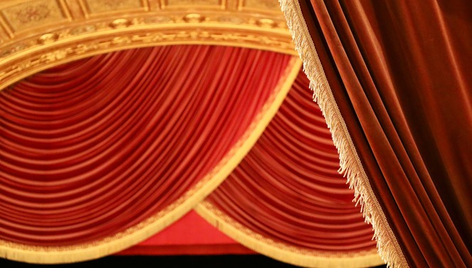 Theater gordijn
