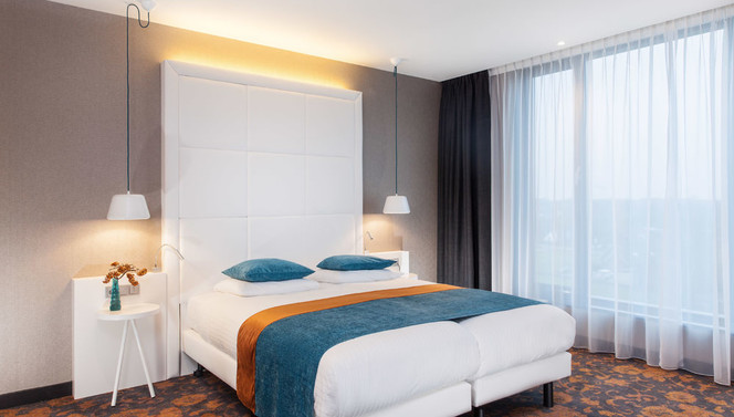 Comfortabele hotelkamer voor goedkope overnachting bij Van der Valk Hotel Veenendaal
