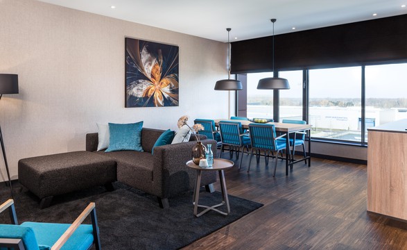 Woonkamer Loft Hotel Veenendaal