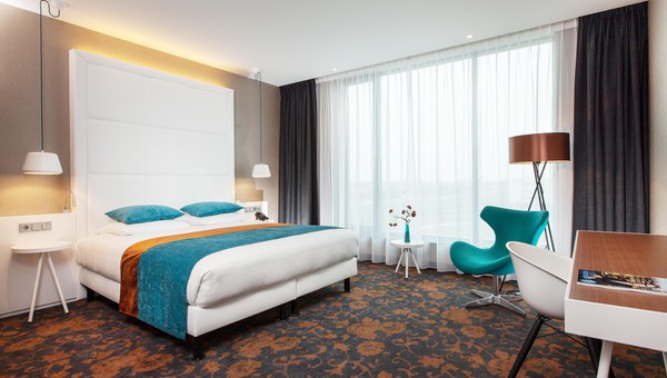 Comfortabele hotelkamer Van der Valk Hotel Veenendaal